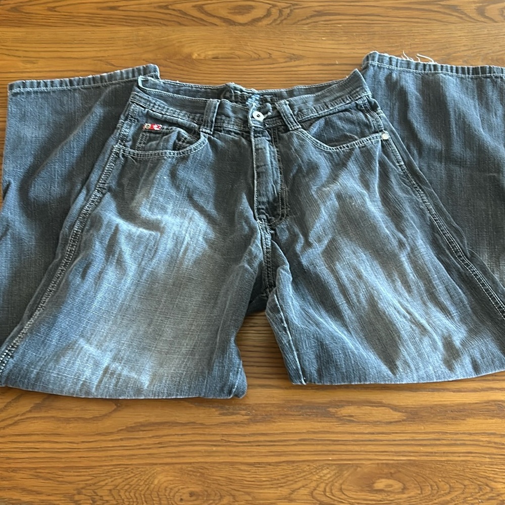 EUC Authentic red tag 90s Southpole Black/gray wash baggy jeans men’s size 29x30